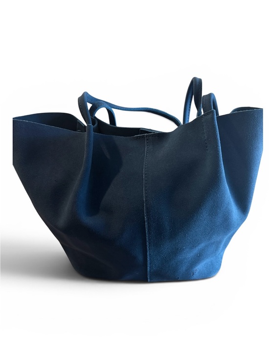 Handbags - Portland Leather Goods PLG OS Mariner Blue Devan Suede Unicorn NEW